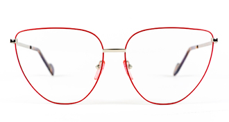 Dad� occhiali da vista modello litterature montatura rossa