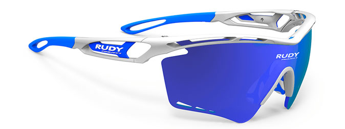 Occhiali per sportivi Rudy Project - mod. Tralyx fire white gloss