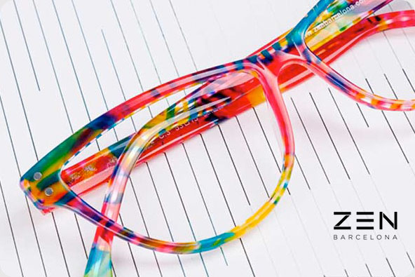 Zen Barcelona mood colorato occhiali vista donna