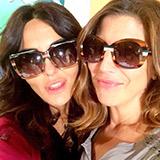 Sabrina Ferilli e Michela Andreozzi indossano gli occhiali Ultralimited, tendenza vip 2016.